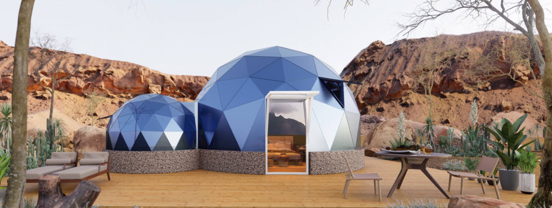 镇原县球形智能光伏玻璃星空房